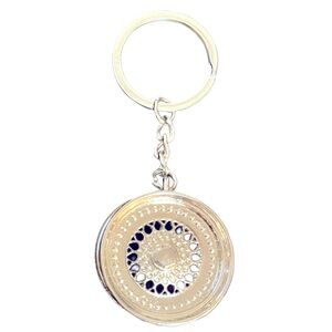 Chrome Spoke Rim Keychain